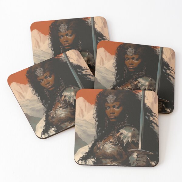 Item preview,  Fantasy Woman Warrior Empowerment Portrait  designed and sold by BrandonArtWorld.