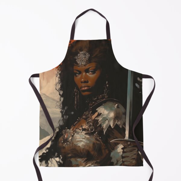 Item preview, Fantasy Woman Warrior Empowerment Portrait designed and sold by BrandonArtWorld.