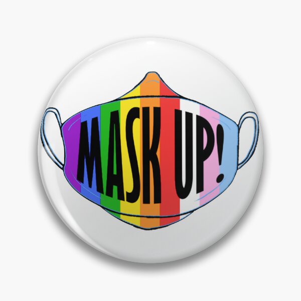 Item preview, Mask Up! Pride designed and sold by mcky963.