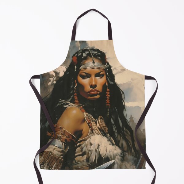 Item preview, Fantasy Woman Warrior Empowerment Portrait designed and sold by BrandonArtWorld.