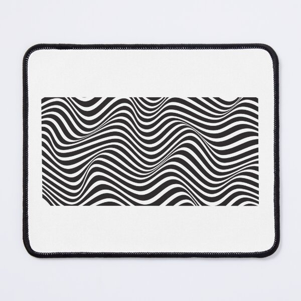 Item preview, Wavy Line Pattern - Black and White designed and sold by Studio Grafiikka.