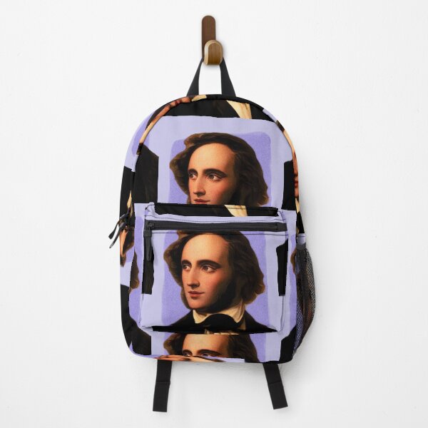 Item preview, German Composer Felix Mendelssohn - purple - illustration designed and sold by Litstoy.
