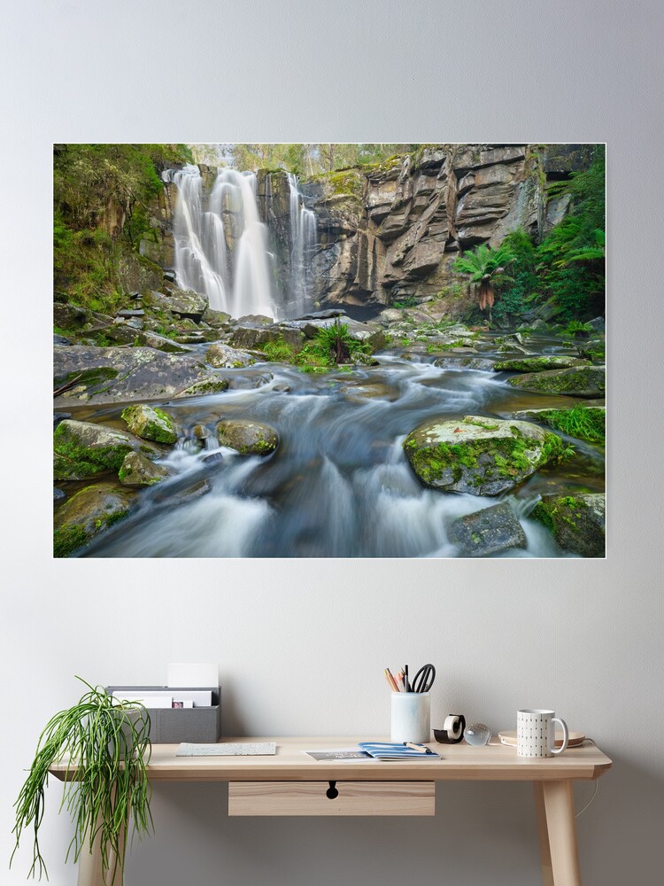 Thumbnail 2 of 3, Poster, Phantom Falls, Lorne, Victoria, Australia designed and sold by Chockstone.