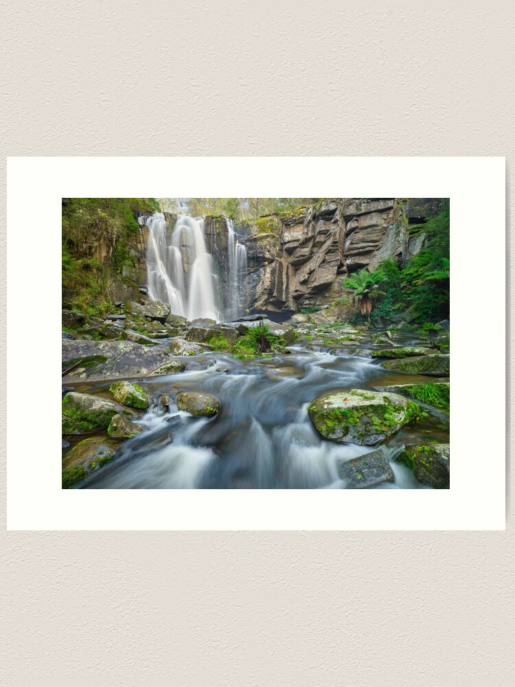 Thumbnail 2 of 3, Art Print, Phantom Falls, Lorne, Victoria, Australia designed and sold by Chockstone.