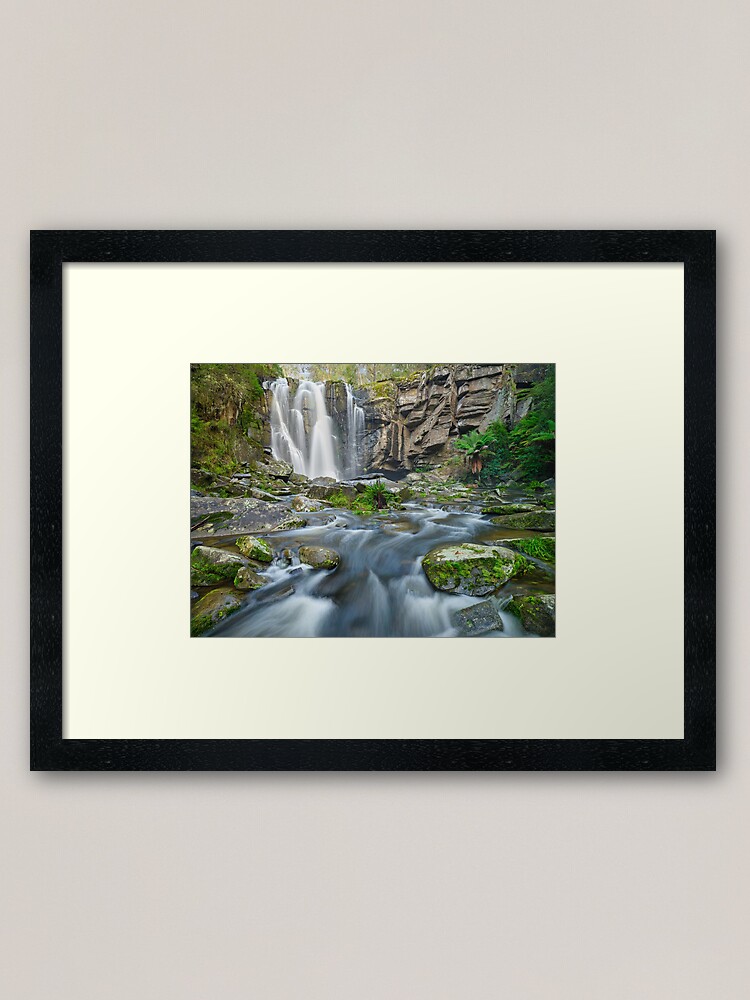 Thumbnail 2 of 7, Framed Art Print, Phantom Falls, Lorne, Victoria, Australia designed and sold by Chockstone.