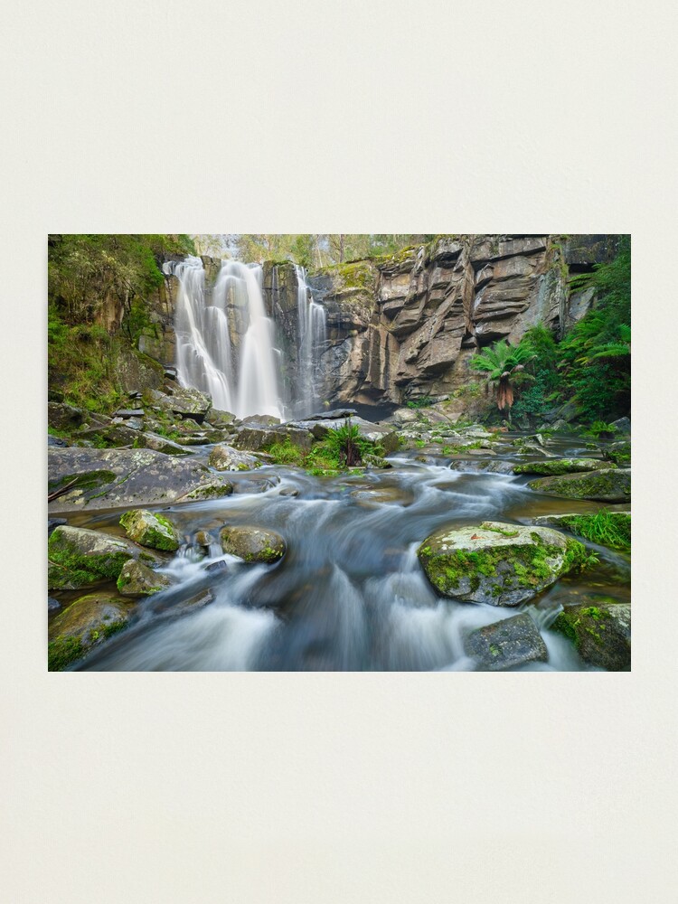 Thumbnail 2 of 3, Photographic Print, Phantom Falls, Lorne, Victoria, Australia designed and sold by Chockstone.