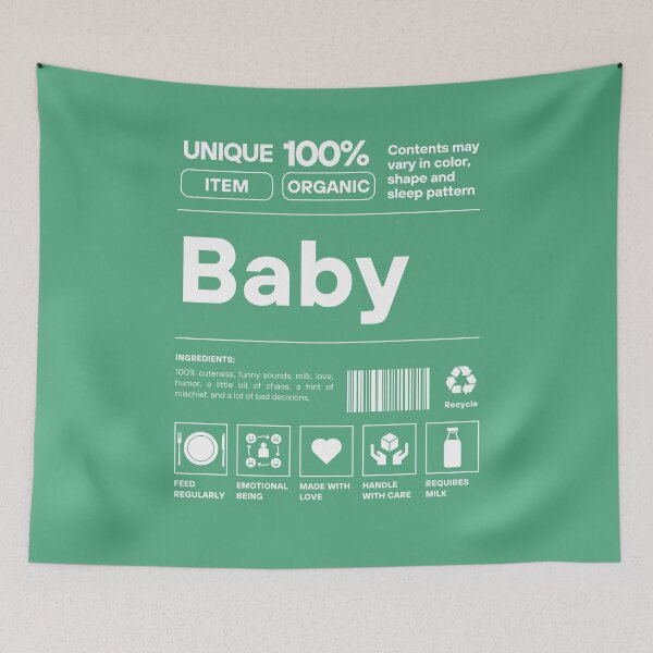 Item preview, Baby label with ingredients designed and sold by Lady-Frost.