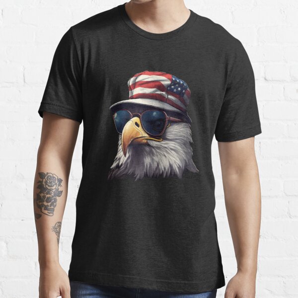 : American Bald Eagle T-Shirt Men's Patriotic Shirts : Clothing,  Shoes & Jewelry