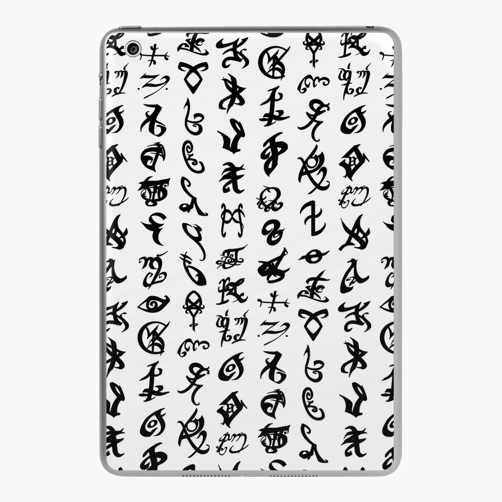 Shadowhunter Runes - The Mortal Instruments iPad Case & Skin for Sale by  zoeelizabeth209