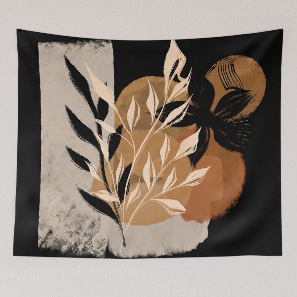 Item preview, Mid-century Abstract Art, Plants And Flowers designed and sold by STPalettePlace.