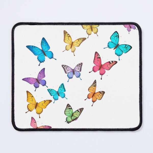 Item preview, A group of colorful butterflies flying through the air, designed and sold by myersdiffusion.