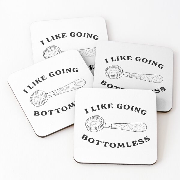Item preview, I Like Going Bottomless Espresso Coffee Portafilter designed and sold by Gizerp.