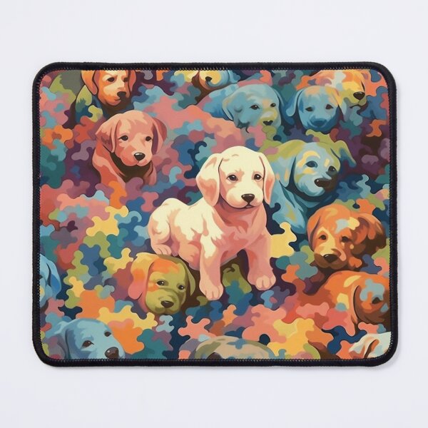Item preview, Golden Retriever Puppy in Camo Background designed and sold by Puristock.