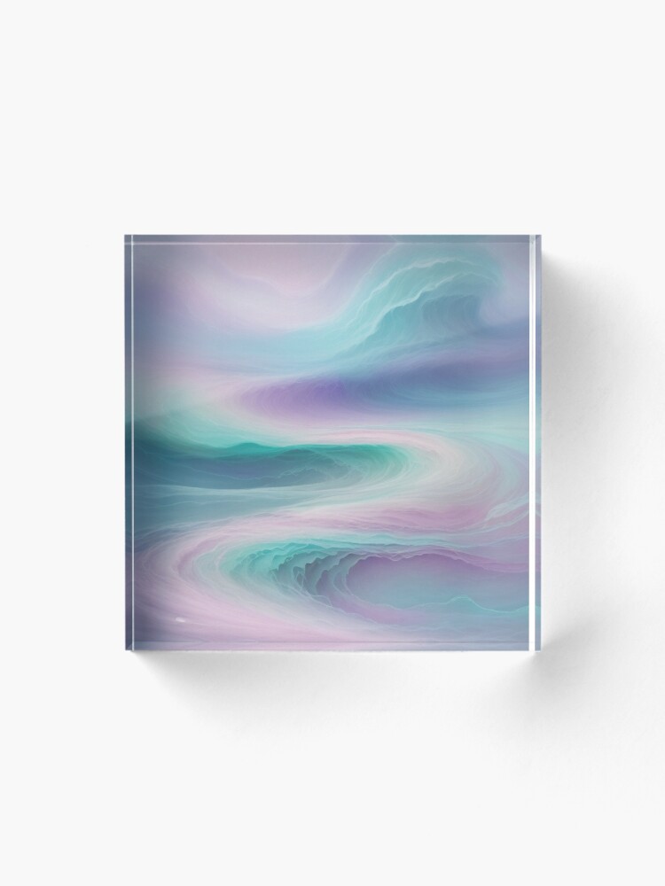 Thumbnail 1 of 5, Acrylic Block, abstract dreamscape designed and sold by CustomStickerCo.