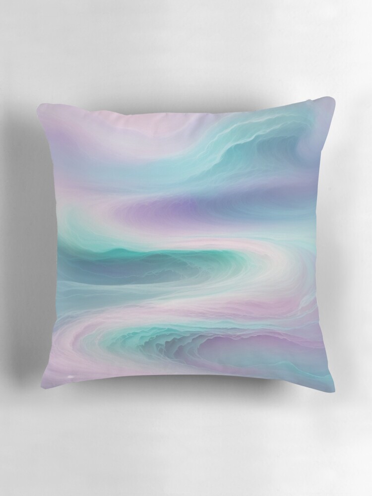 Thumbnail 3 of 4, Pillow, abstract dreamscape designed and sold by CustomStickerCo.
