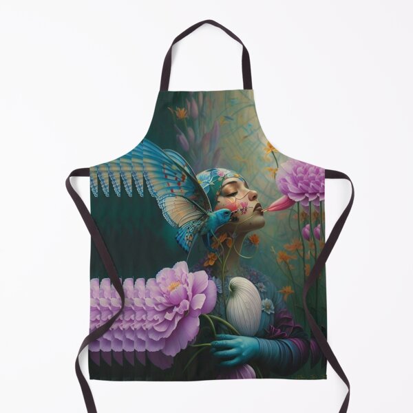 Item preview, The magical world forest women Guardian kissing on the flower designed and sold by JayaNayak.