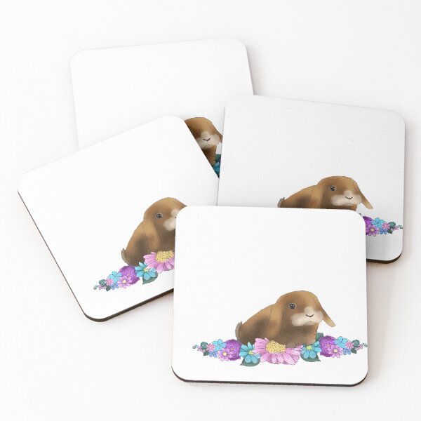 Item preview, Bunny in Flowers designed and sold by Roxy-The-Fox.
