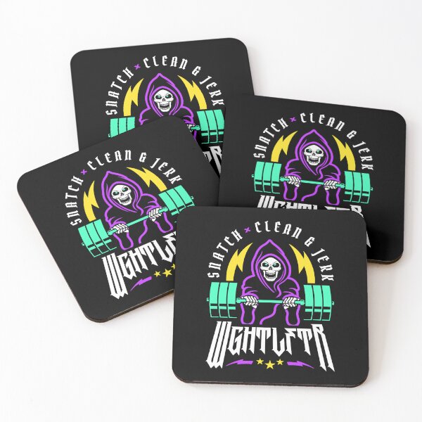 Item preview, WGHTLFTR / Weightlifter - Snatch Clean and Jerk (Gym Reaper) designed and sold by Brogress Project.