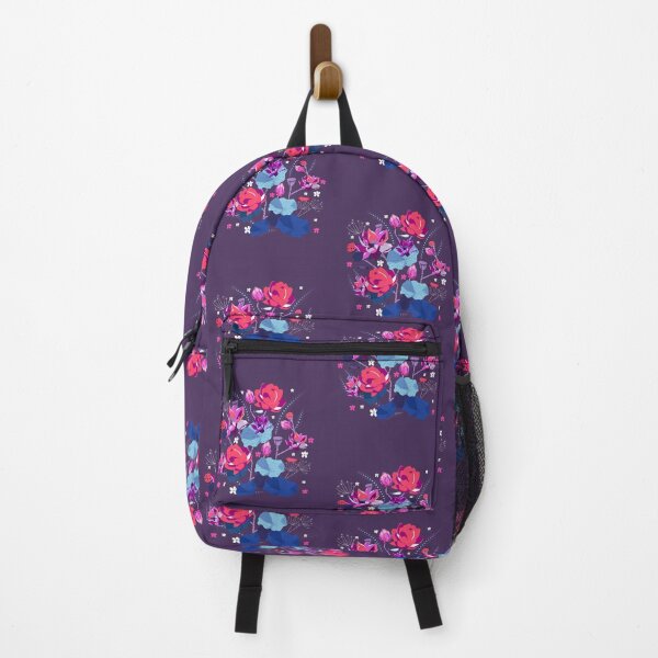 Item preview, Dragon flies and Lotus Flowers _ Digital Pop Art Style _ red,purple and blue designed and sold by Shadesandcolor.