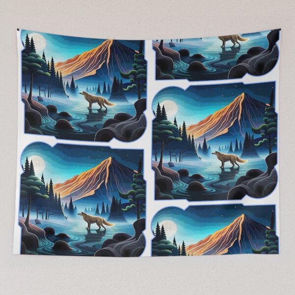 Item preview, Wolf from the Mountains designed and sold by Twaingrant.