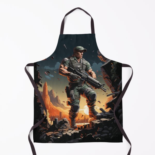 Item preview, Strength and Courage - Muscular Commando in Colorful 2D Graphics designed and sold by Piotrek0001.
