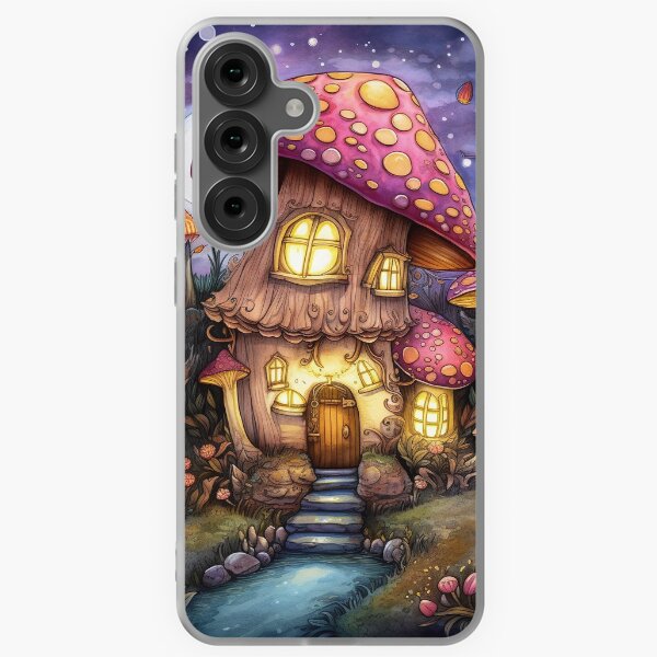 Vista previa del artículo con la obra «Cabaña de hongos caprichosa», diseñado y vendido por shadowalice.