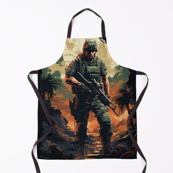 Item preview, Strength and Courage - Muscular Commando in Colorful 2D Graphics designed and sold by Piotrek0001.