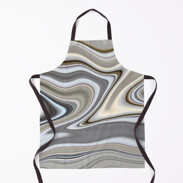 Item preview, Silver liquid paint marble pattern designed and sold by 1Celery.