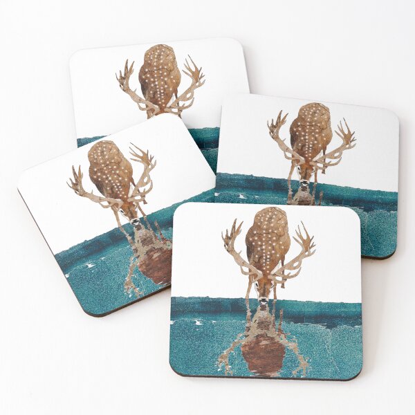Item preview, deer drinking designed and sold by nadia32.