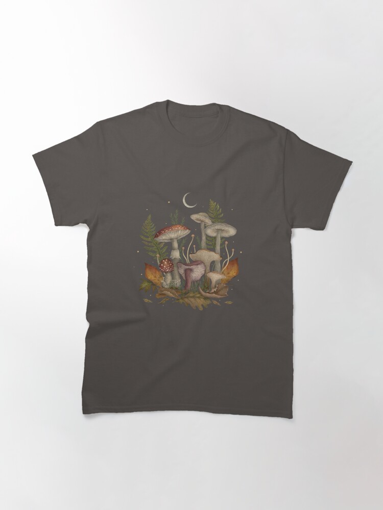 Thumbnail 3 of 7, Classic T-Shirt, Autumn Mushrooms designed and sold by episodicDrawing.