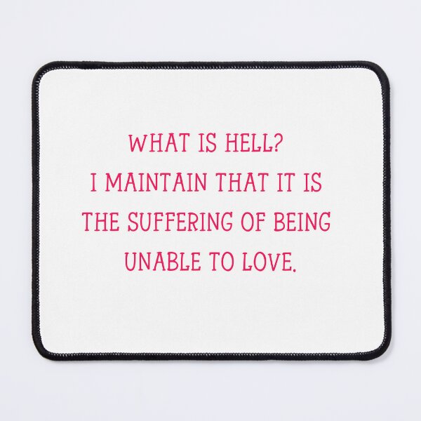 Item preview, Dostoevsky's Insight - The Suffering of Lovelessness designed and sold by wordartistry.
