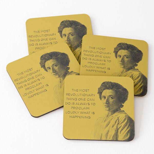 Item preview, Rosa Luxemburg - Proclaim Loudly What Is Happening designed and sold by WorkingClassSketch.