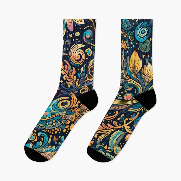 Item preview, Fantastical Random Flower Garden - Whimsical Beauty in Full Bloom designed and sold by cocomikozza.