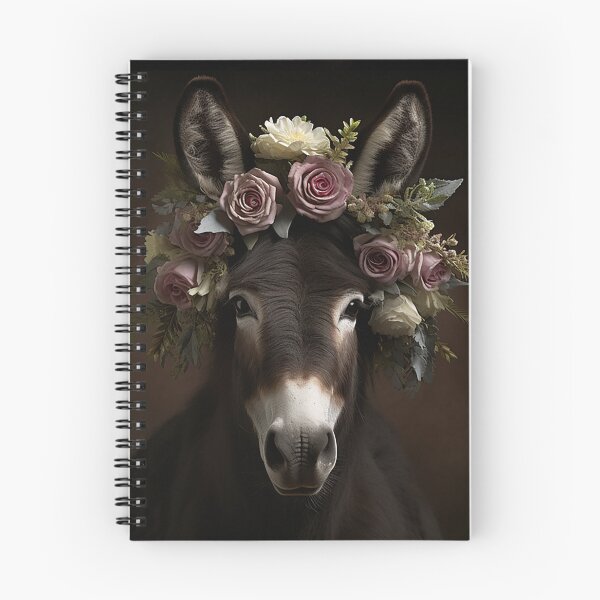 Item preview, Donkey Princess in crown of roses designed and sold by Pat Fish.