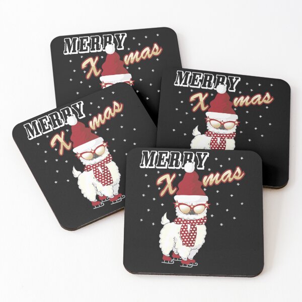 Item preview, Merry Christmas Alpaca Ice Skates designed and sold by ProMySign.