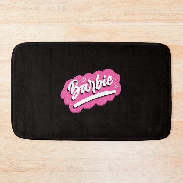 Barbie discount bath mat