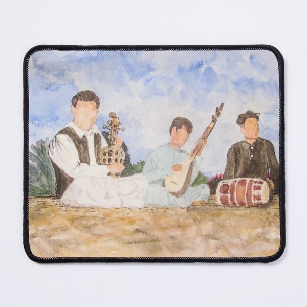 Item preview, Balochi Musicians Watercolor designed and sold by TurnipWilson.
