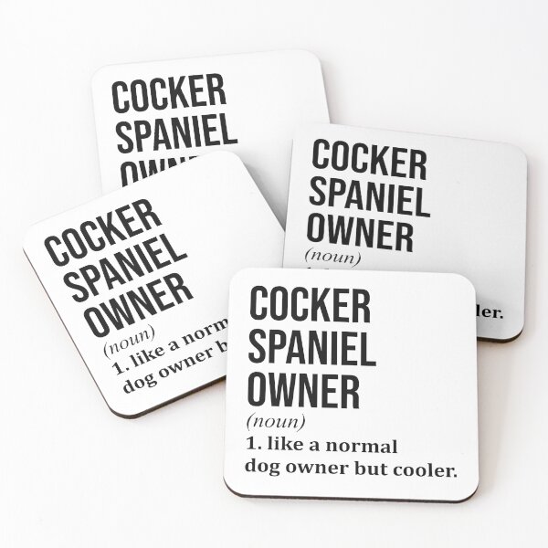 Item preview, Definición del dueño del perro Cocker Spaniel designed and sold by XCIV.