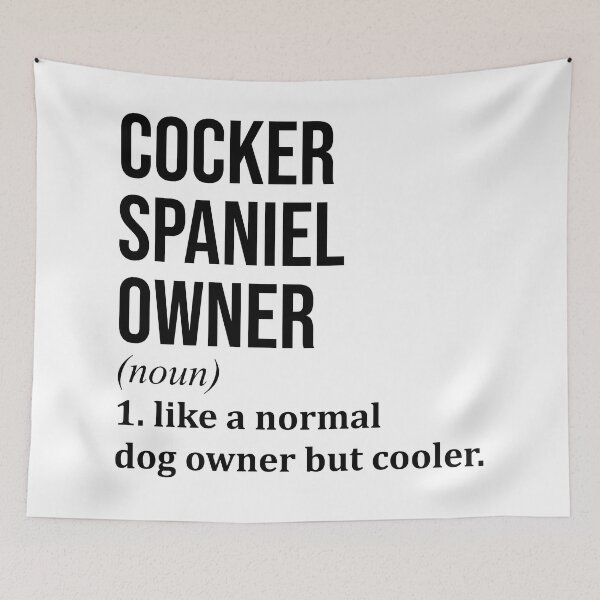 Aperçu de l'œuvre Définition du propriétaire d'un chien Cocker Spaniel créée et vendue par XCIV.