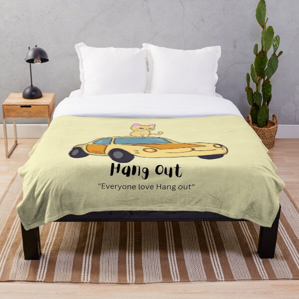 Item preview, Hang Out With Yellow Cat Car designed and sold by Sattha Ratta.