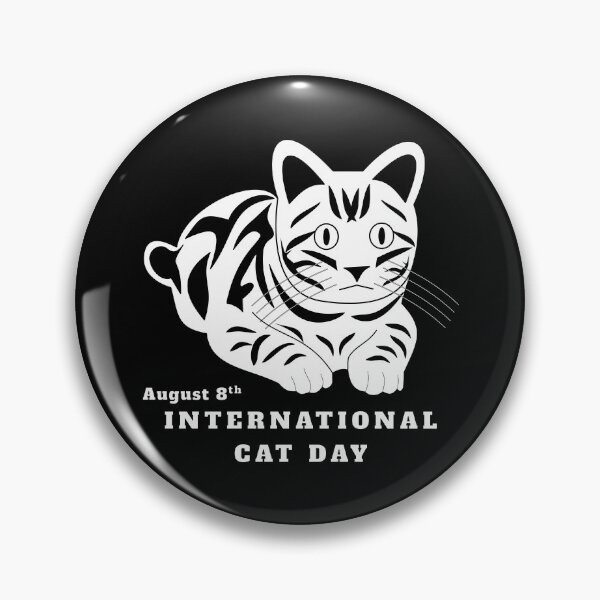 Item preview, International Cat Day, August 8th designed and sold by Yusuf-Design.
