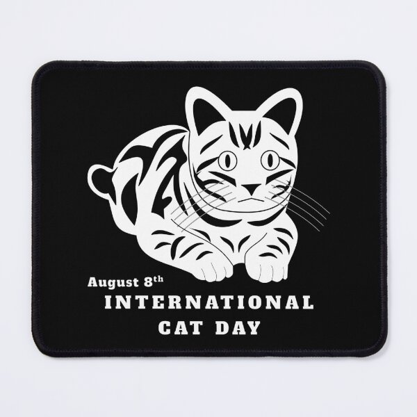 Item preview, International Cat Day, August 8th designed and sold by Yusuf-Design.