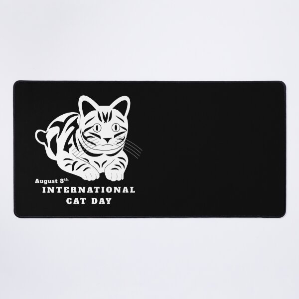 Item preview, International Cat Day, August 8th designed and sold by Yusuf-Design.
