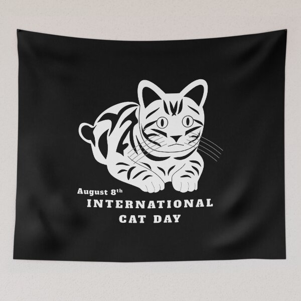 Item preview, International Cat Day, August 8th designed and sold by Yusuf-Design.