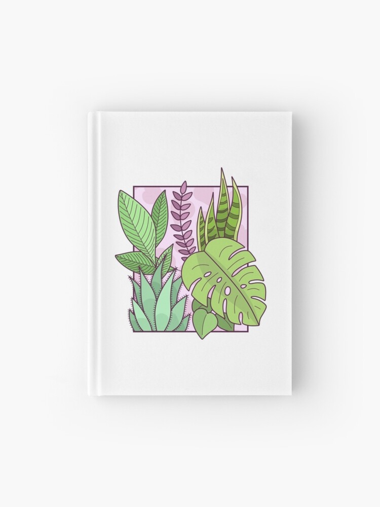 Cuaderno de tapa dura «Plantas enmarcadas» de sombrasblancas | Redbubble