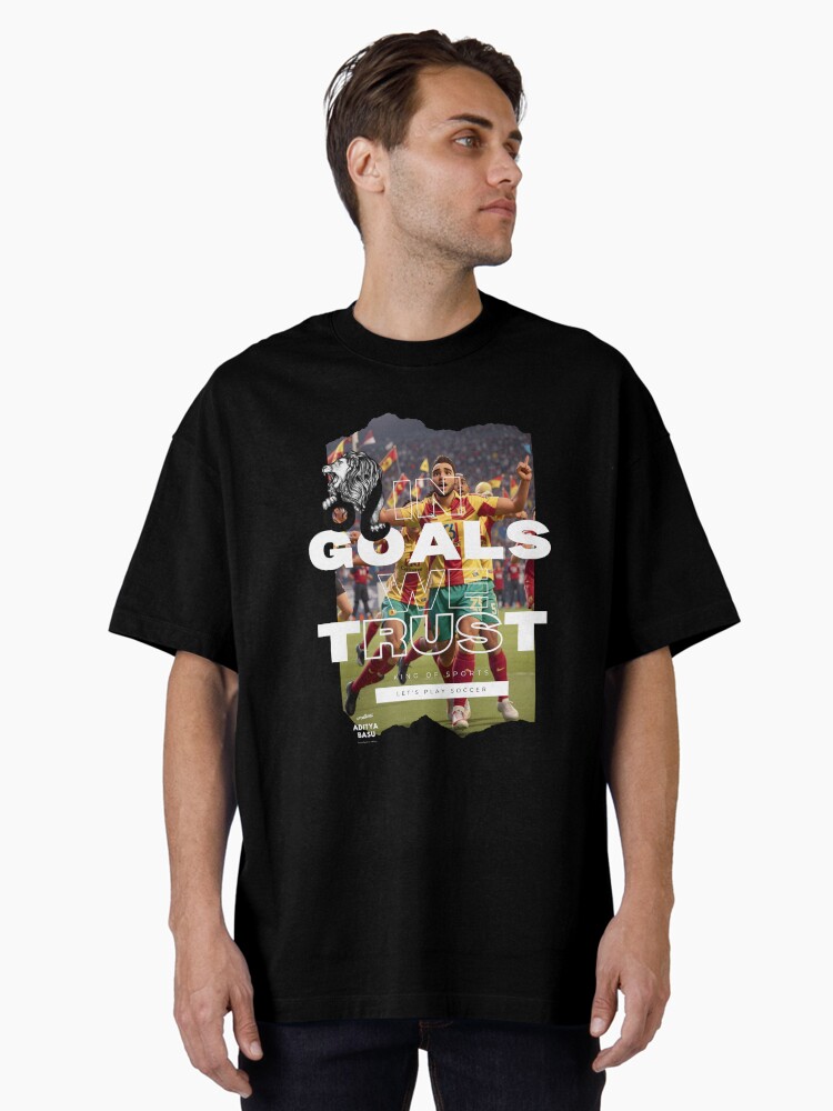 Thumbnail 1 of 7, Oversized T-Shirt, Let's Play Soccer : Soccer Fandom Collection designed and sold by AdityaBasu.