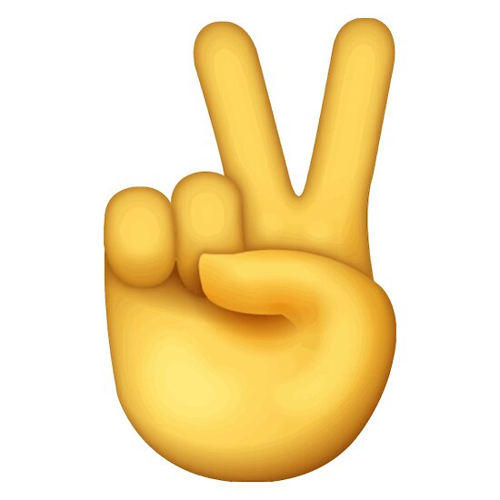 "peace sign emoji" Poster by emswim07 | Redbubble