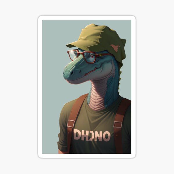 Item preview, Cool dino ready for a date designed and sold by Newrealis.