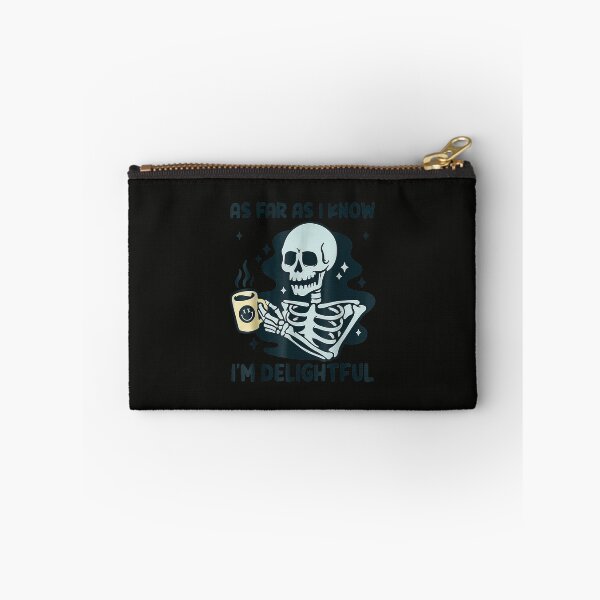 Item preview, As Far As I Know I'm Delightful Skeleton Coffee  designed and sold by SylviaDChancey.