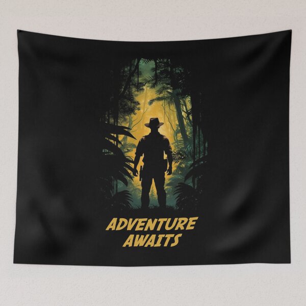 Item preview, Adventure Awaits - Explorer - Silhouette - Indy designed and sold by ChargedCarolie.